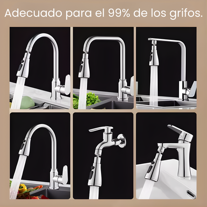 Acesesorio para grifo 3 en 1