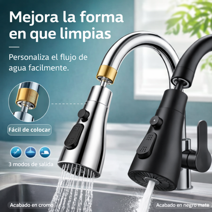 Acesesorio para grifo 3 en 1